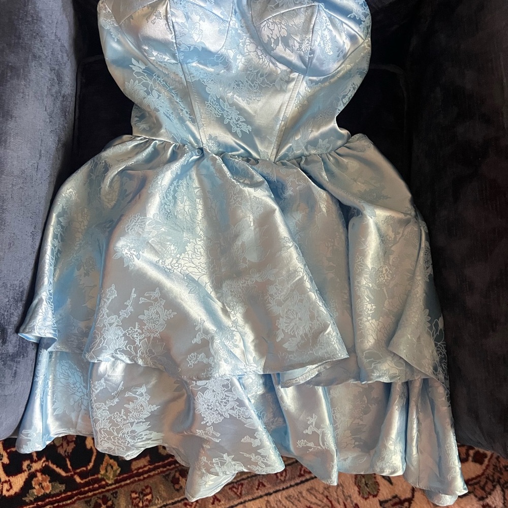 Elegant Blue  Dress